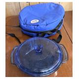 Glass pan and carrier