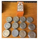 Atlas genuine zinc mason jar caps