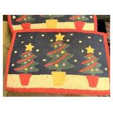 Christmas tree floormat