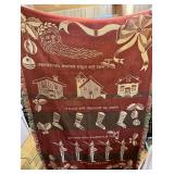 Christmas throw blanket
