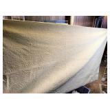 King size quilt with minor staining