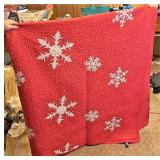 King sized read quilt