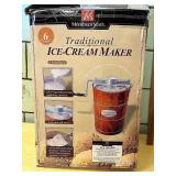 Traditional ice cream maker