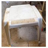 Plastic outdoor stand