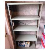Five tiered metal shelf