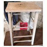 Small wooden stool