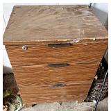 Three drawer nightstand