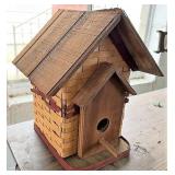 Basket birdhouse