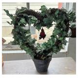 Heart shaped plant