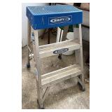 Two-step aluminum ladder