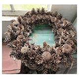 Pinecone wreath