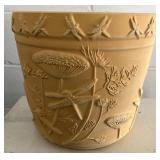 Pottery flower pot