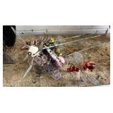 Metal garden stakes