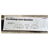 Oscillating lawn sprinkler