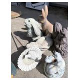 Frogs and rabbit decour