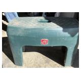 Step two green stool