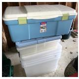 Storage tote lot