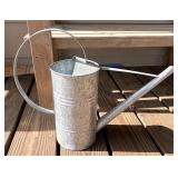 Galvanized watering can