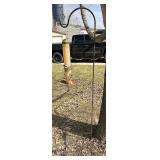 Shepherd hook and birdfeeder