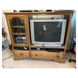 Entertainment center (contents not included)