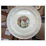 Porcelain plates