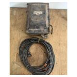 Extension cord and electrical box
