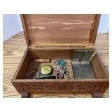 Trinket box with goodies