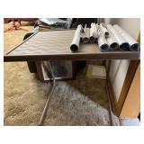 TV tray contents not invluded