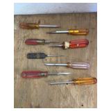 Sharpened screwdrivers