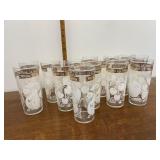 Mid century glassware