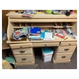 Roll top desk contents not included