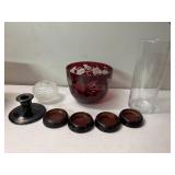 Miscellaneous glassware