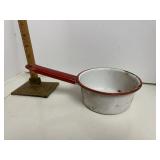 Enamelware sauce pan