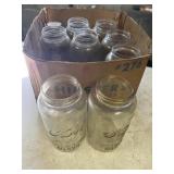 8- 1 Gallon mason jars