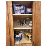 Contents of cabinet