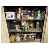 Contents of cabinet to include motor tools
