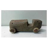 Antique pinewood derby car