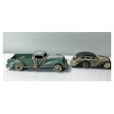 Vintage metal cars