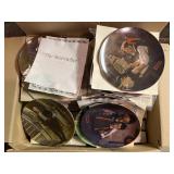 Large lot of Norman Rockwell plates