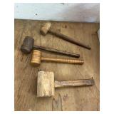 Wooden gavels