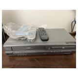 DVD and VCR player
