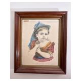 Little Mayblossom framed print
