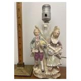 Japan Victorian couple lamp