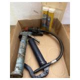 Grease gun and marine grease