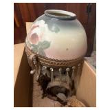 Vintage handpainted chandelier