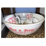 Tom and Jerry punch bowl set