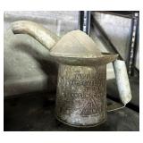 Vintage galvanized wheeler