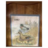 1989 duck poster