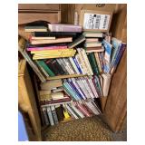 Bookshelf with books