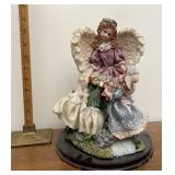 Resin angel statue